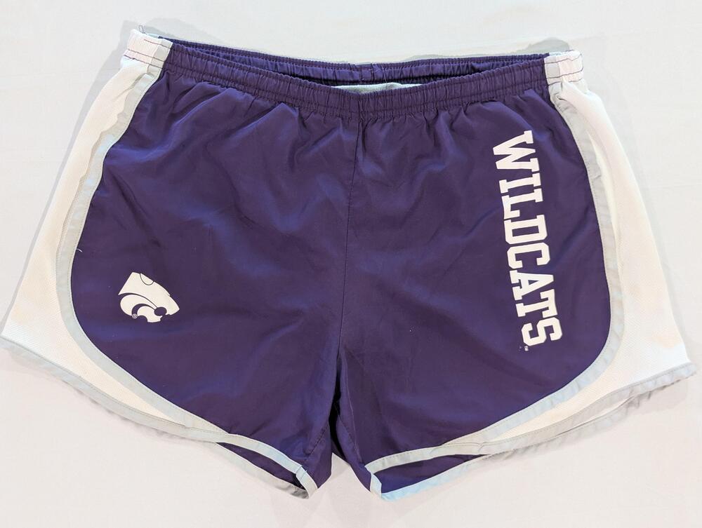 Kansas State Wildcats Shorts Womens Medium Purple NCAA Track Field Pro Edge